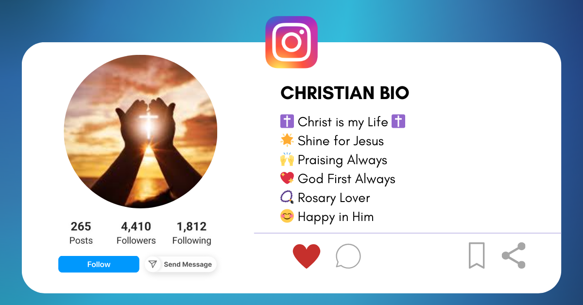 Christian Bio For Instagram