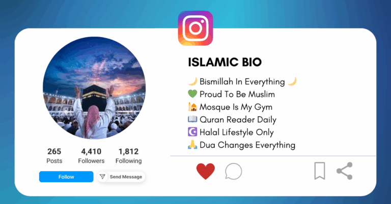 Islamic Bio Ideas for Instagram