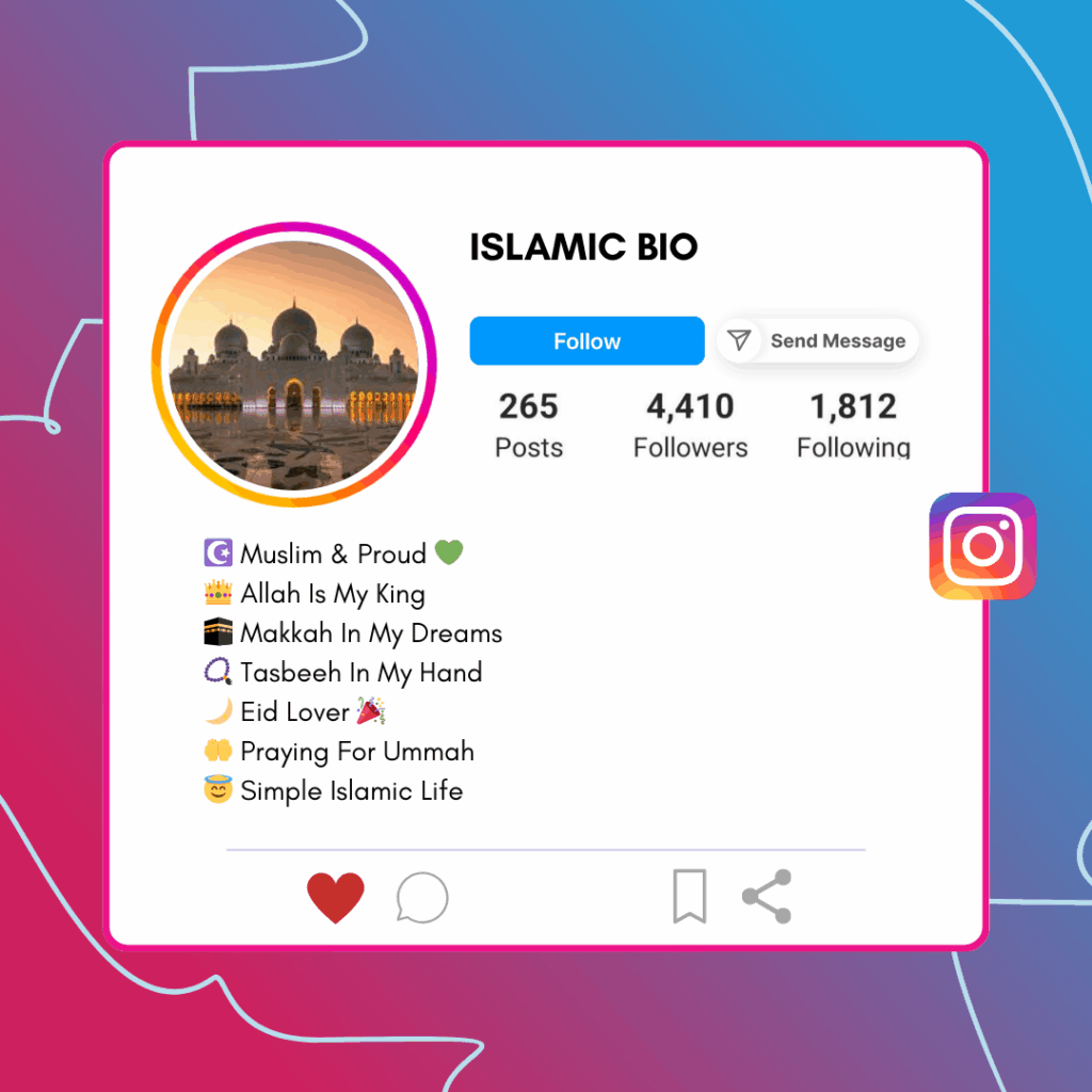 Islamic Bio Ideas for Instagram