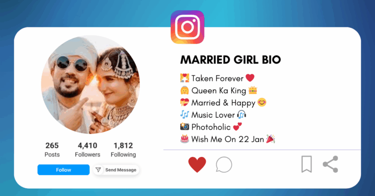 Married Girl Instagram Bio