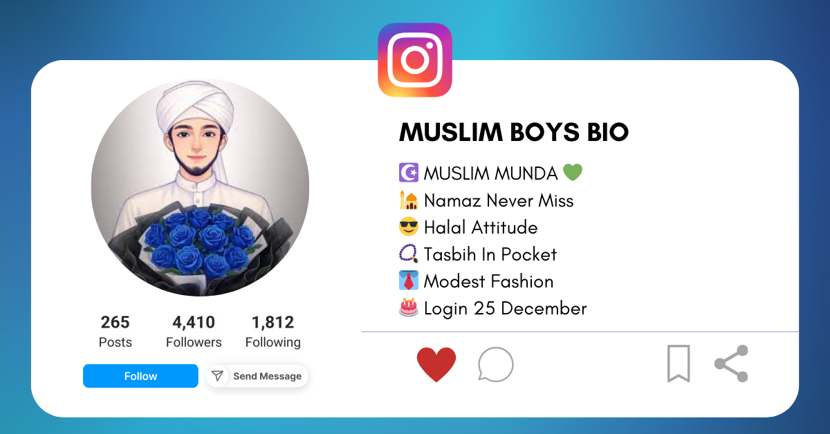 Muslim Boys Instagram Bio
