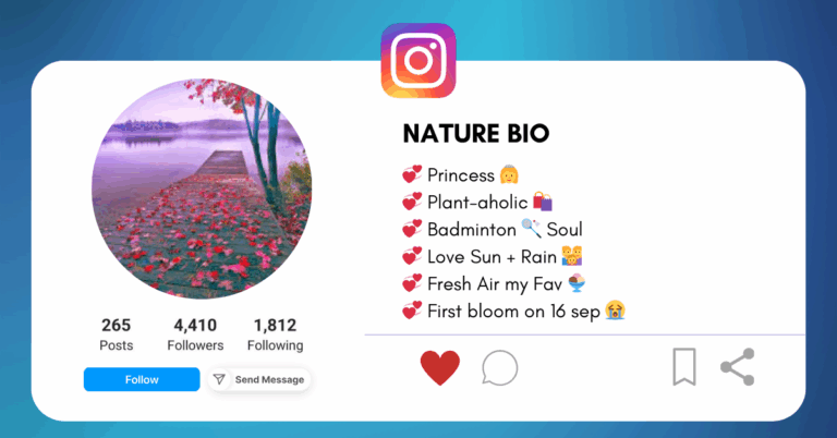 Nature Bio For Instagram