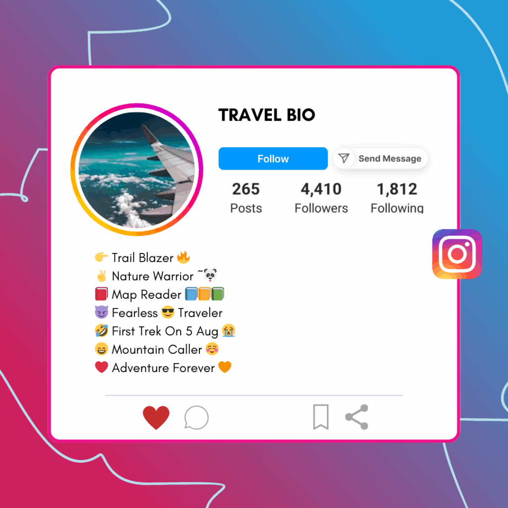 Travel Instagram Bio