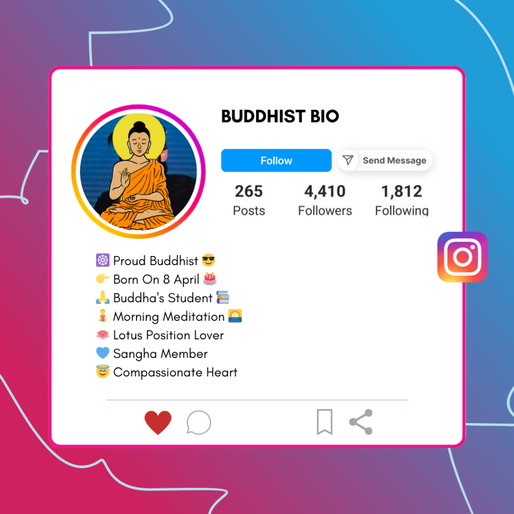 BUDDHIST-Instagram-Bio