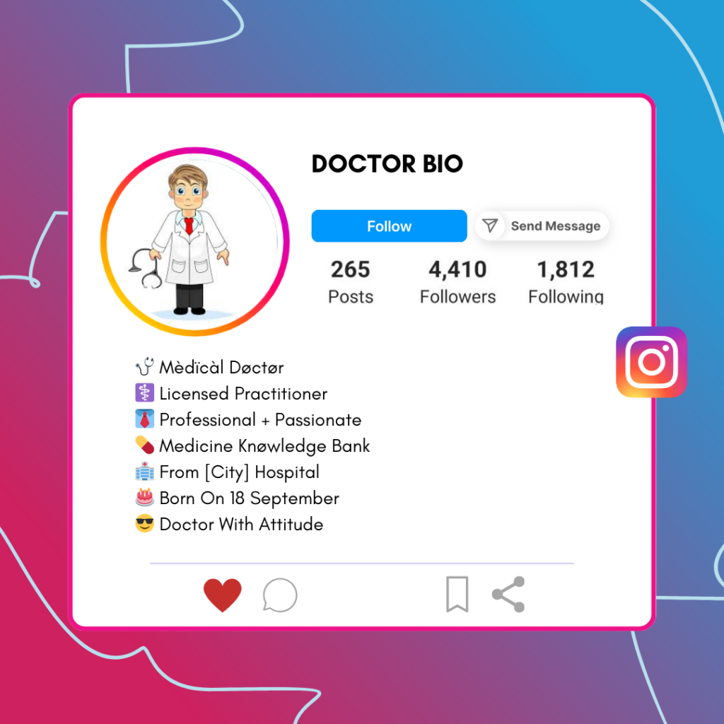 Doctor-Instagram-Bio