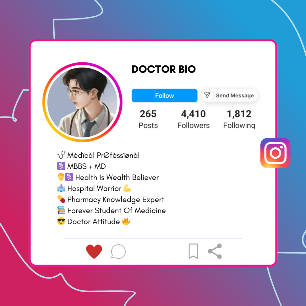 Doctor-Instagram-Bio