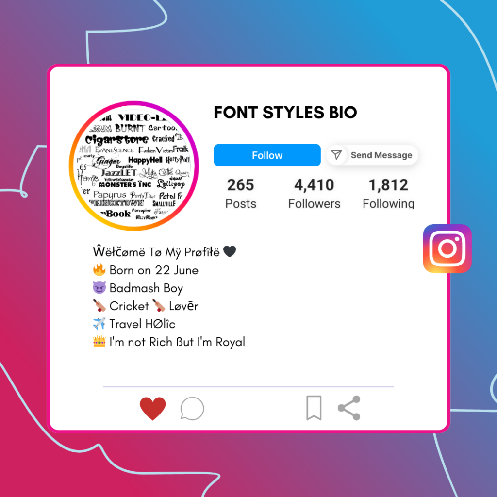 Font-Styles-Instagram-Bio