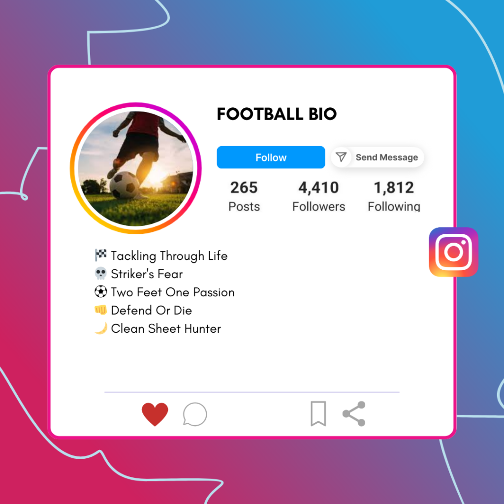 Football-Instagram-Bio