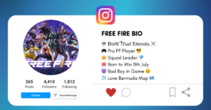 500+ Best Free Fire Bio Ideas 2025