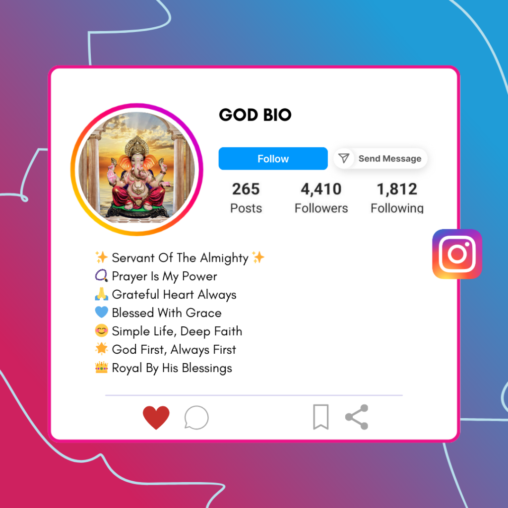 GOD-Instagram-Bio