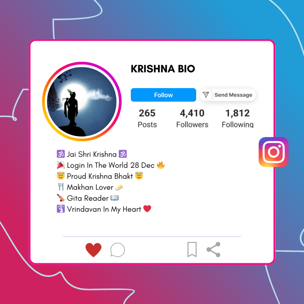 KRISHNA-Instagram-Bio