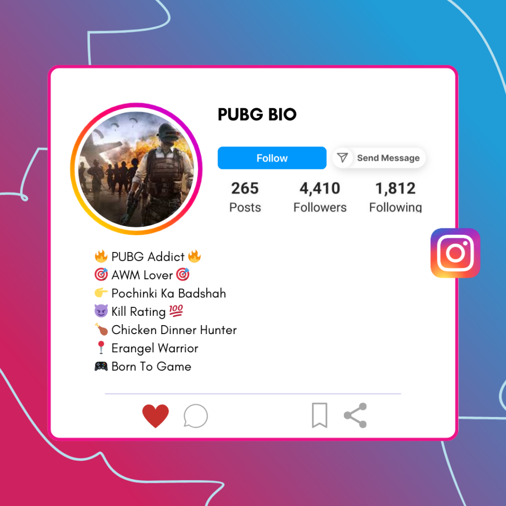 PUBG-Instagram-Bio