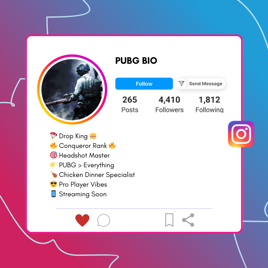 PUBG-Instagram-Bio