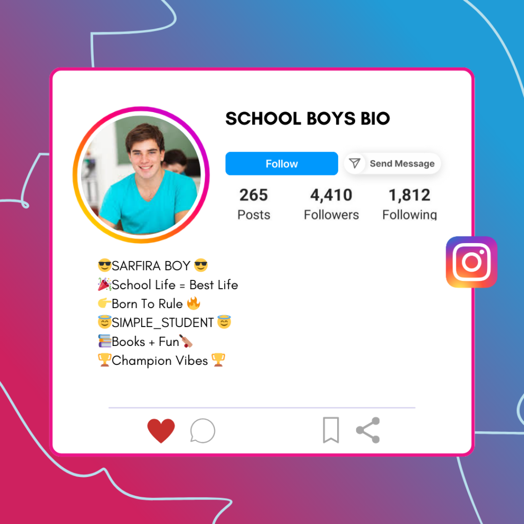 School-Boys-Instagram-Bio