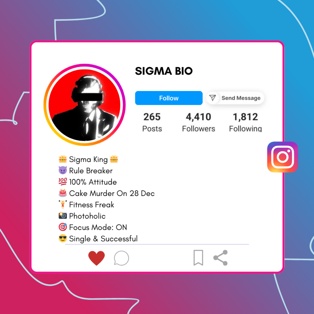 Sigma-Instagram-Bio