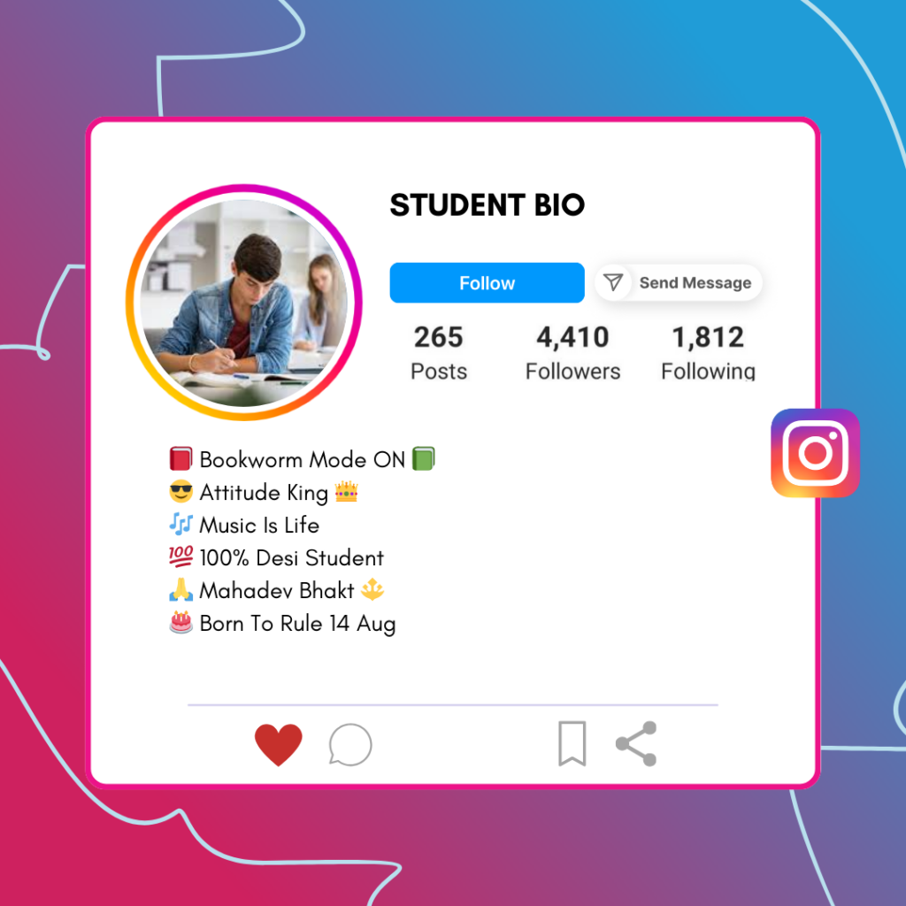 Student-Instagram-Bio