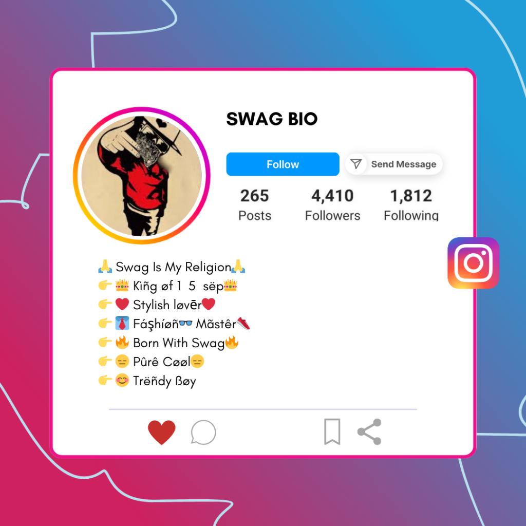 Swag-Instagram-Bio