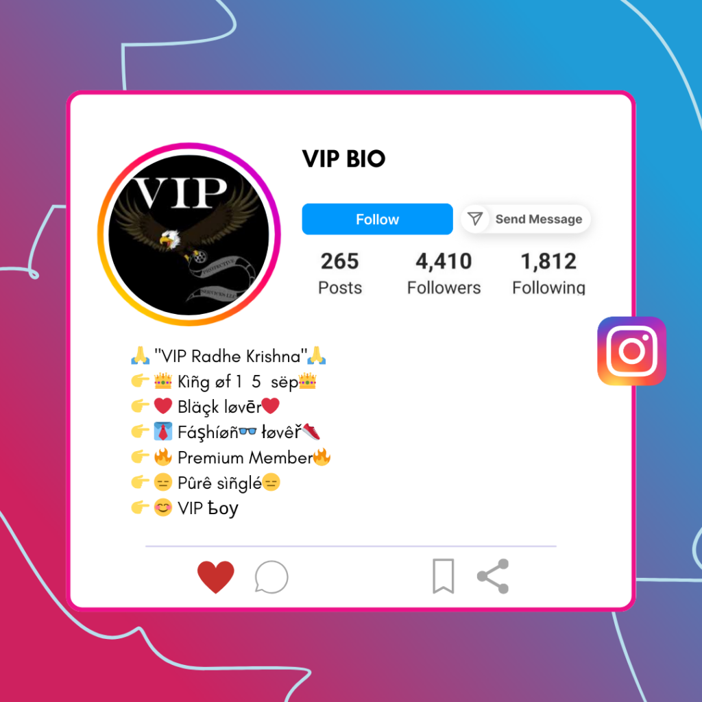 VIP-Instagram-Bio